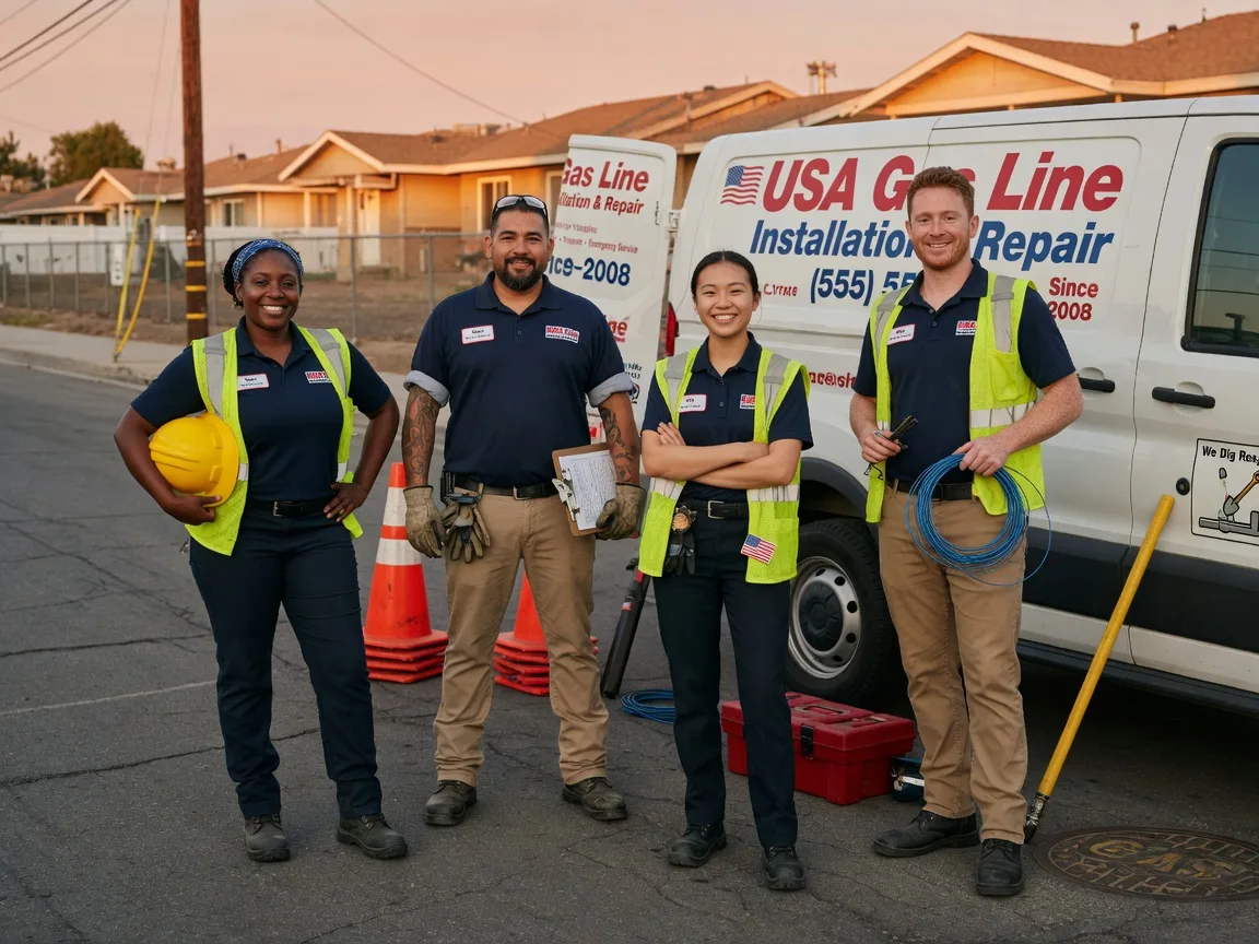 Gas Line Installation company in Sweet Valley, PA